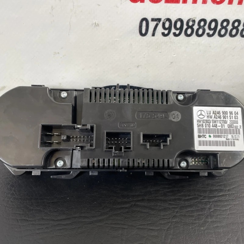 Panou climatronic / Mercedes-Benz B Class W246 2012 / Climatizare