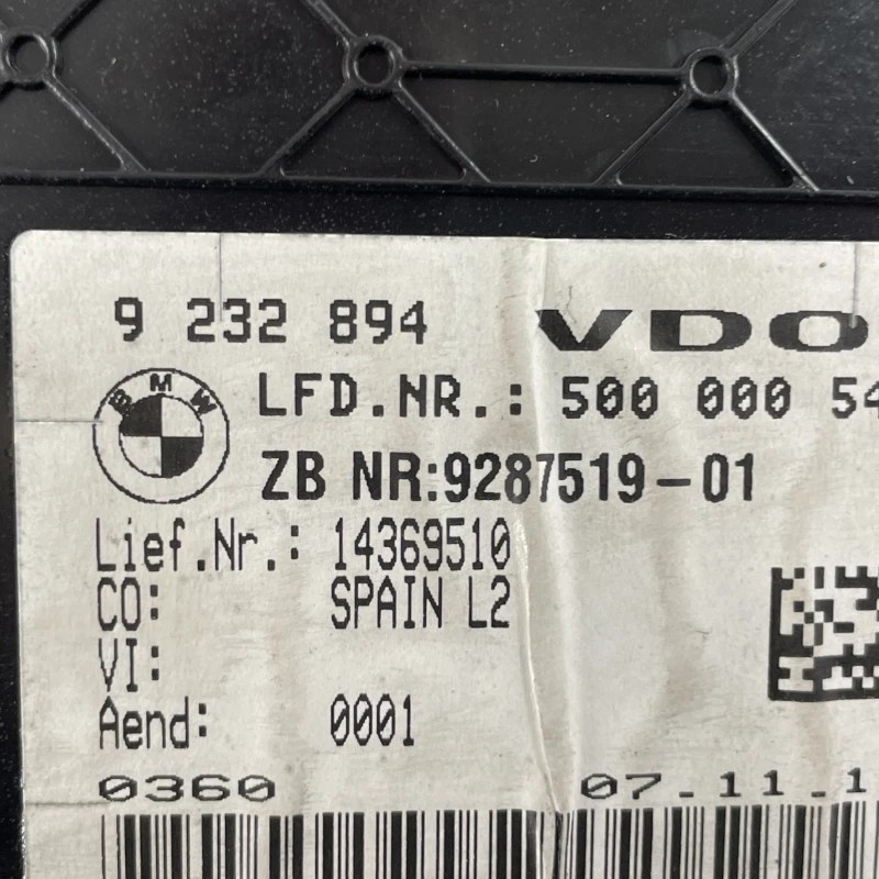 Ceas bord / BMW Seria 3 F30 2013 / Audio si electronice
