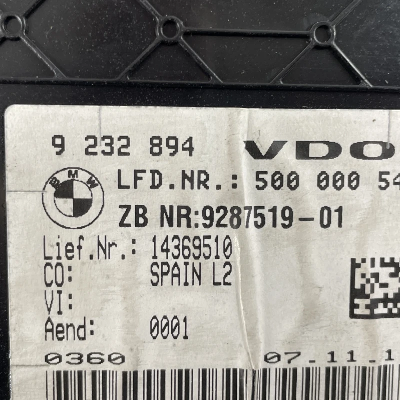 Ceas bord / BMW Seria 3 F30 2013 / Audio si electronice