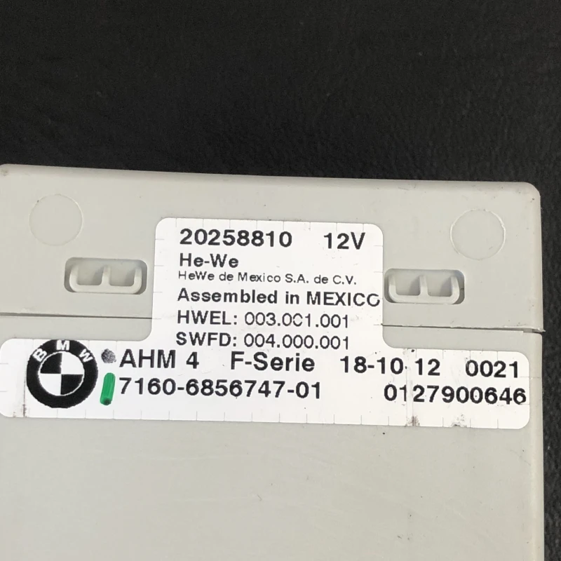 Modul carlig de remorcare / BMW Seria 3 F30 2013 / Audio si electronice
