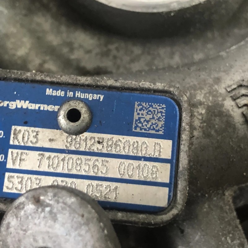 Turbosuflanta turbo turbina / Peugeot Boxer Boxer 2018 / Motor, racire si evacuare