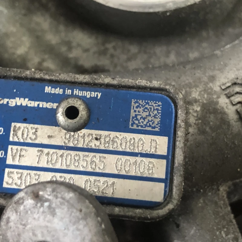 Turbosuflanta turbo turbina / Peugeot Boxer Boxer 2018 / Motor, racire si evacuare