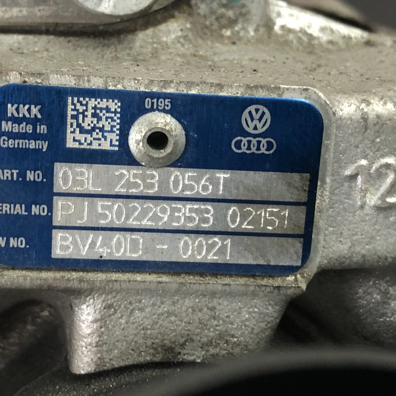 Turbosuflanta turbo turbina / Volkswagen Passat B7 2013 / Motor, racire si evacuare