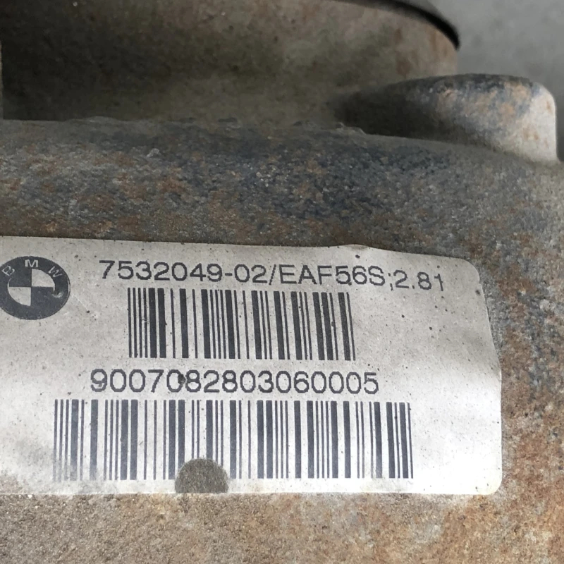 Diferential grup spate raport 2.81 / BMW Seria 7 E65 2008 / Cutie viteze, ambreiaj, transmisie