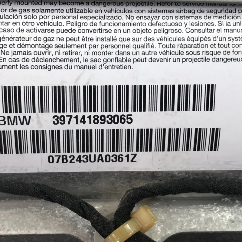 Airbag pasager / BMW Seria 7 E65 2008 / Interior
