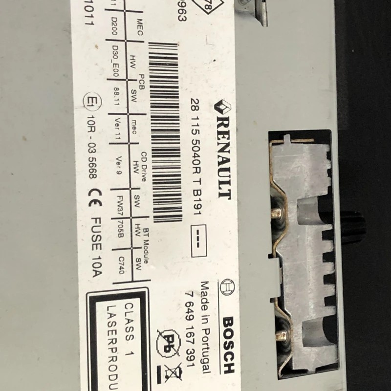 Radio CD / Renault Scenic III 2011 / Audio si electronice