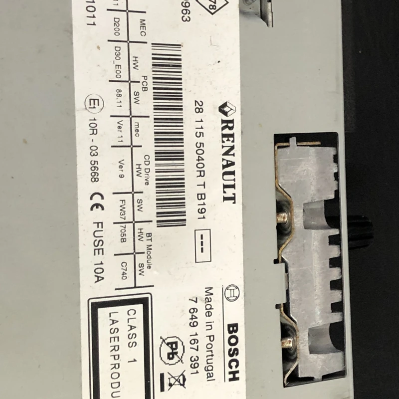 Radio CD / Renault Scenic III 2011 / Audio si electronice