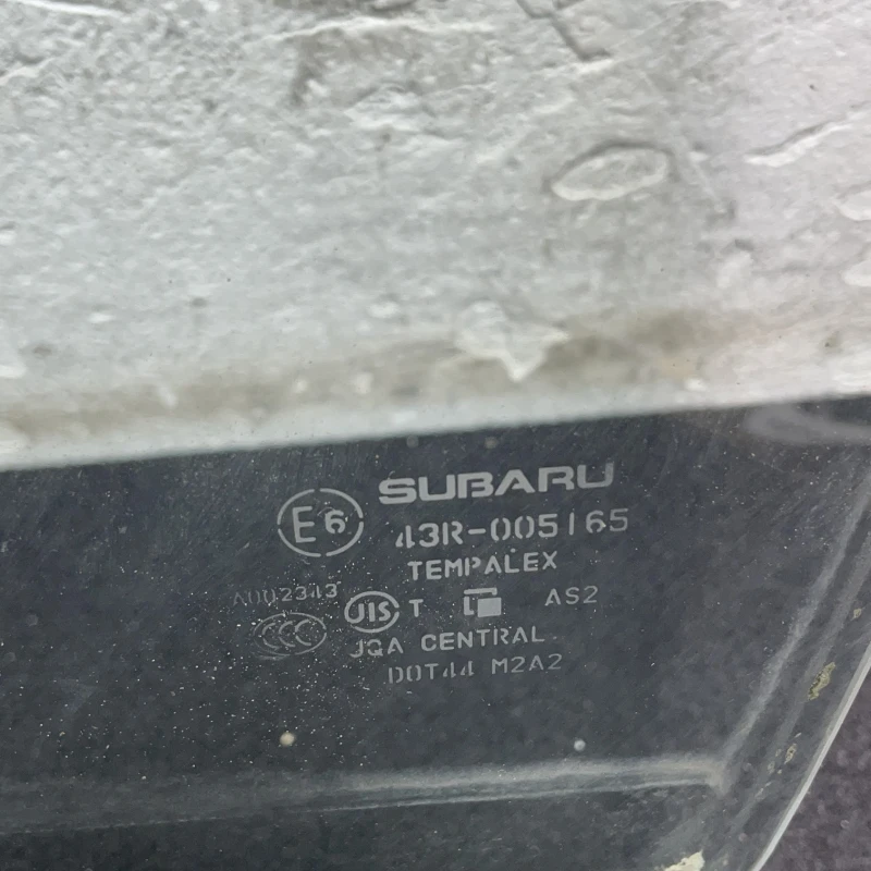 Geam stanga spate / Subaru   2009 / Caroserie, oglinzi si faruri