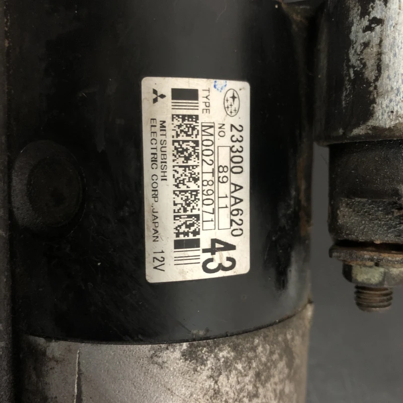 Electromotor demaror / Subaru   2009 / Motor, racire si evacuare