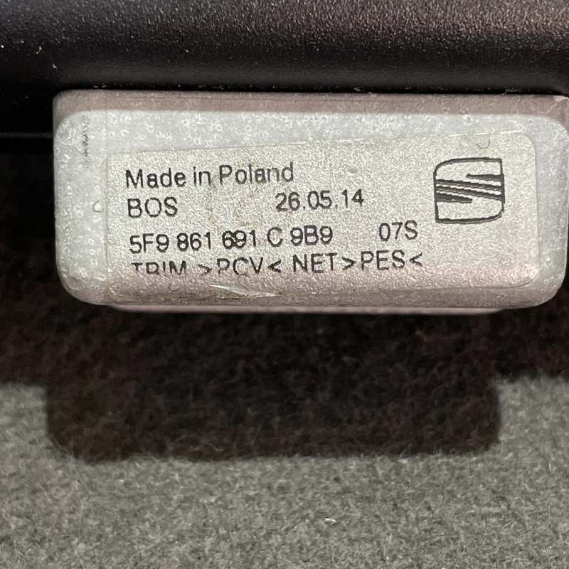 Plasa portbagaj / Seat Leon 5F 2015 / Interior