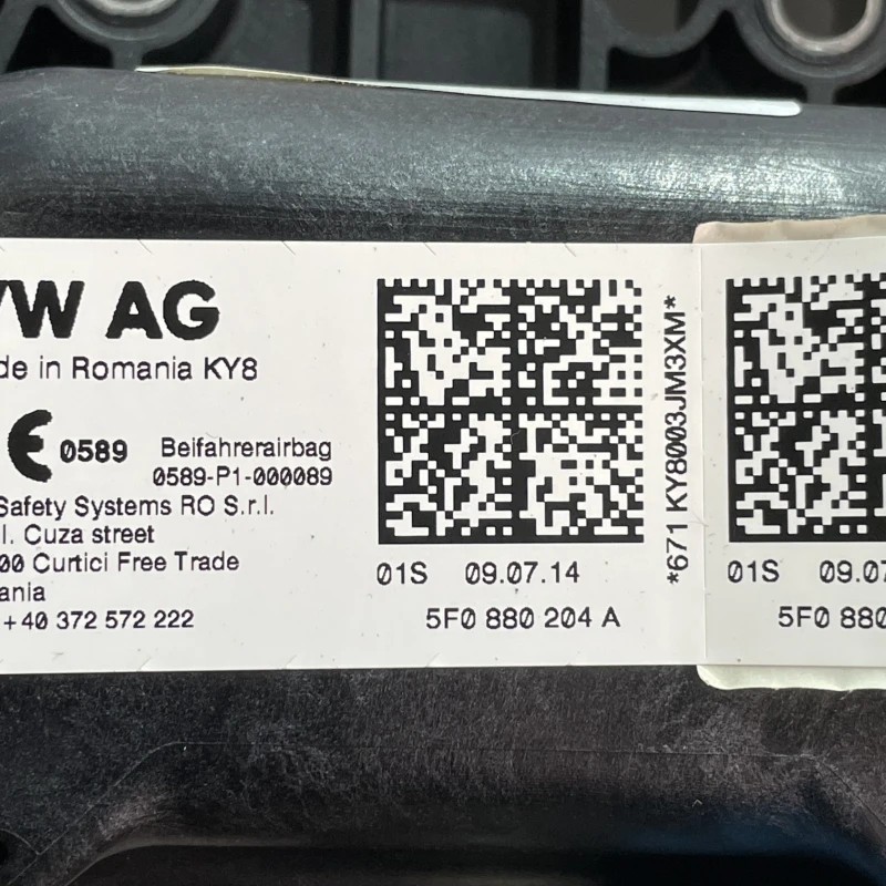 Airbag pasager / Seat Leon 5F 2015 / Interior
