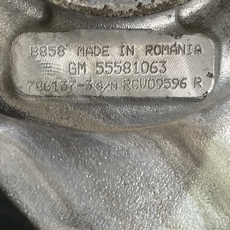 Turbosuflanta turbo turbina / Opel Zafira C facelift 2014 / Motor, racire si evacuare
