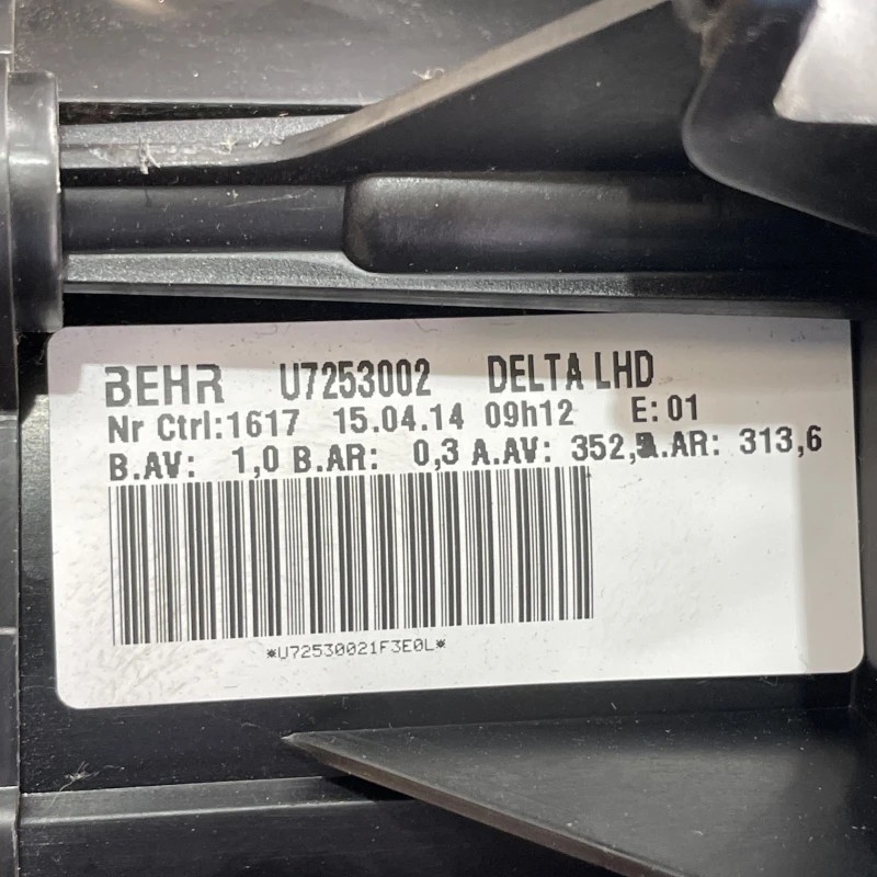 Ventilator aeroterma bord / Opel Zafira C facelift 2014 / Climatizare