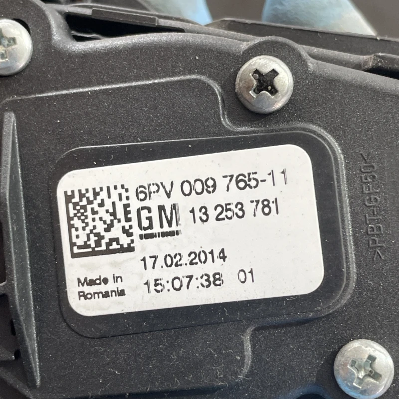 Pedala de acceleratie / Opel Zafira C facelift 2014 / Interior