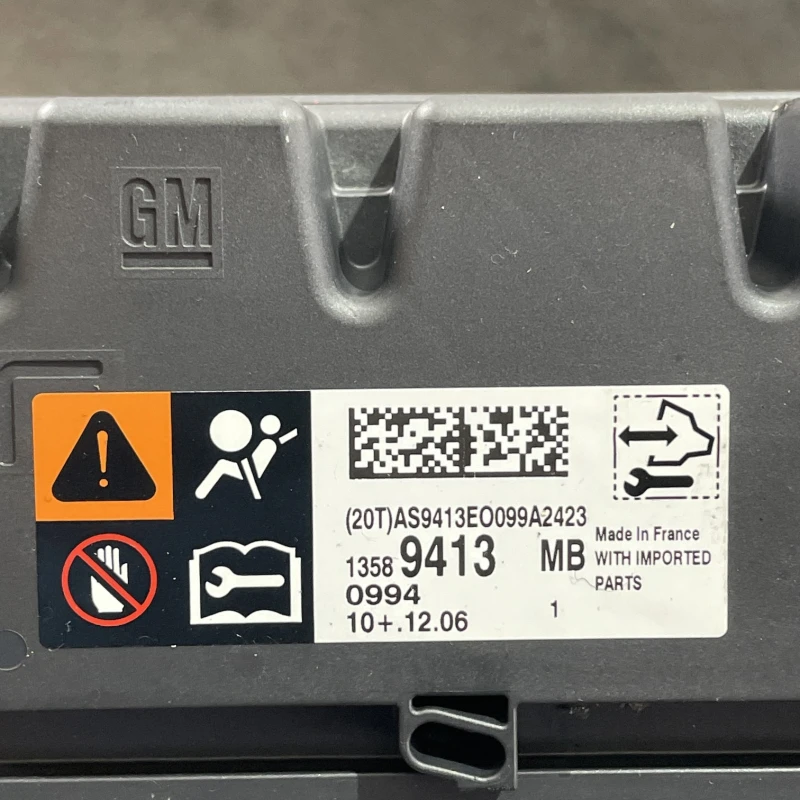 Calculator airbag / Opel Zafira C facelift 2014 / Audio si electronice