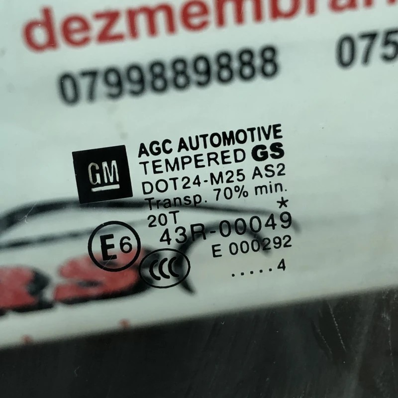 Geam stanga fata / Opel Zafira C facelift 2014 / Caroserie, oglinzi si faruri