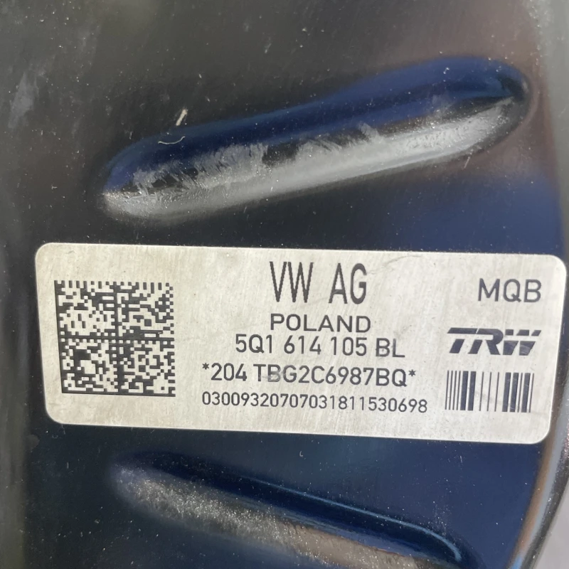 Tulumba frana / Volkswagen Passat B8 2016 / Frane