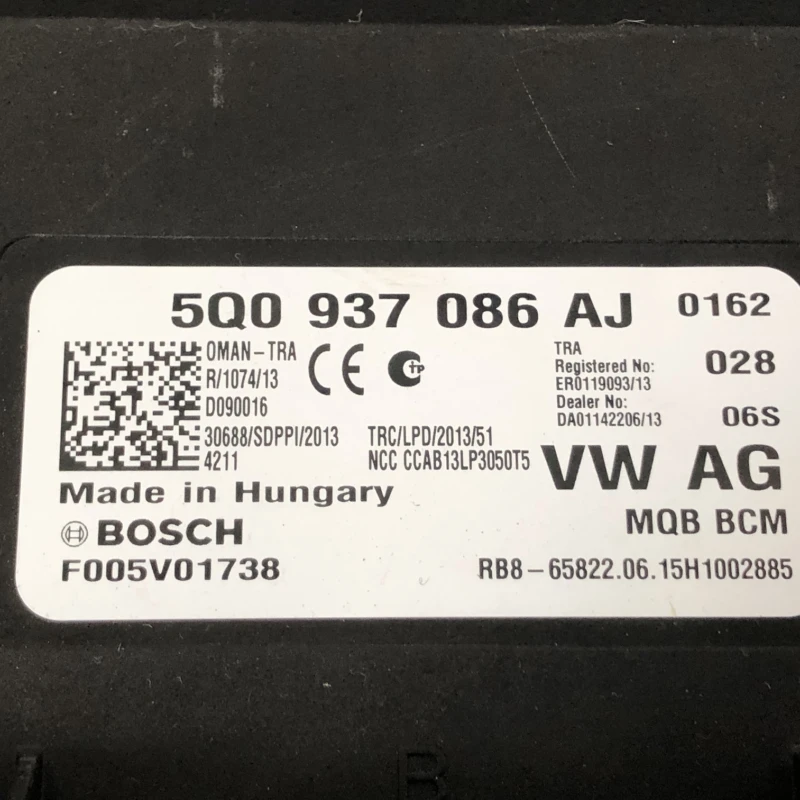 Calculator confort bcm / Volkswagen Passat B8 2016 / Audio si electronice