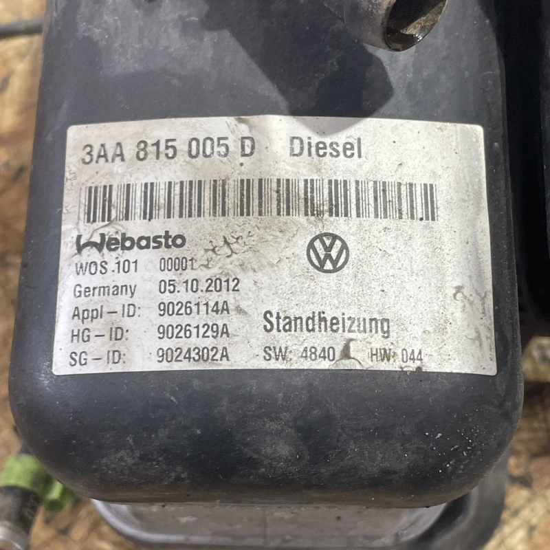 Webasto / Volkswagen Passat B7 Alltrack 2013 / Climatizare