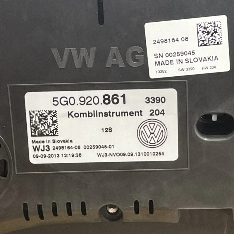 Ceas bord / Volkswagen Golf MK7 2014 / Audio si electronice