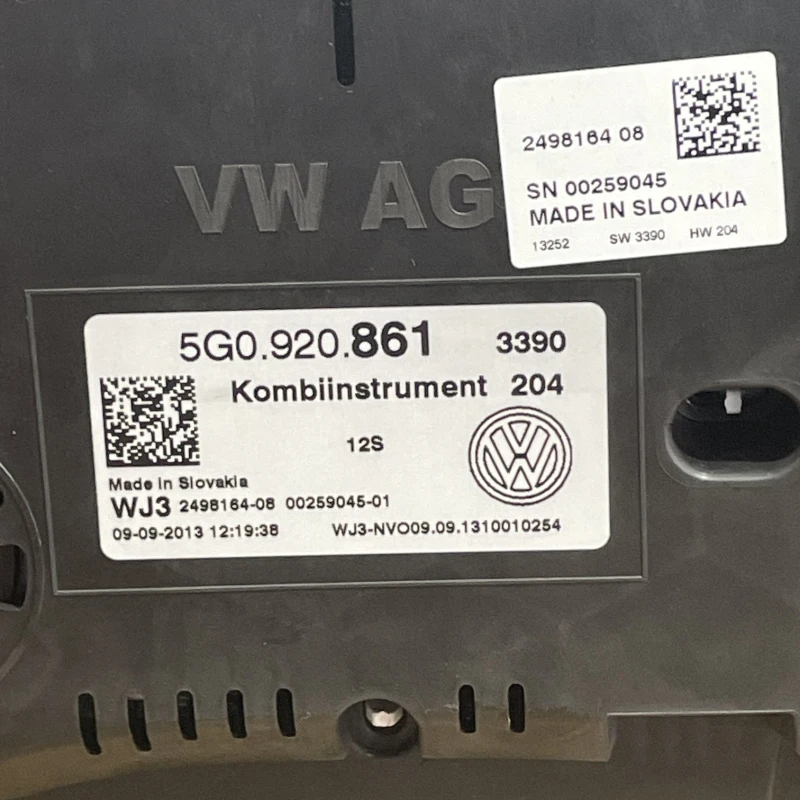 Ceas bord / Volkswagen Golf MK7 2014 / Audio si electronice