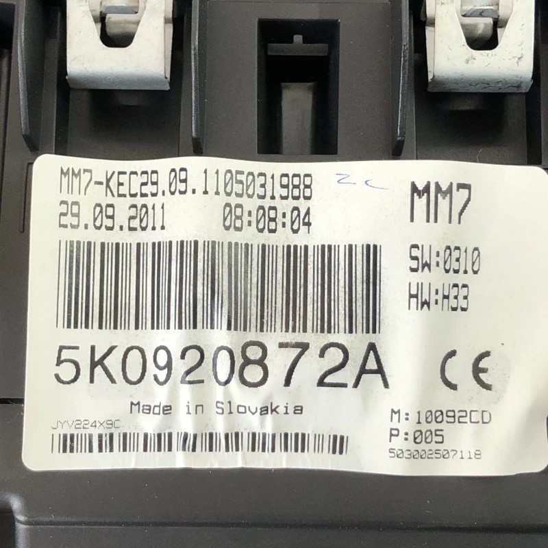 Ceas bord / Volkswagen Golf MK6 2012 / Audio si electronice
