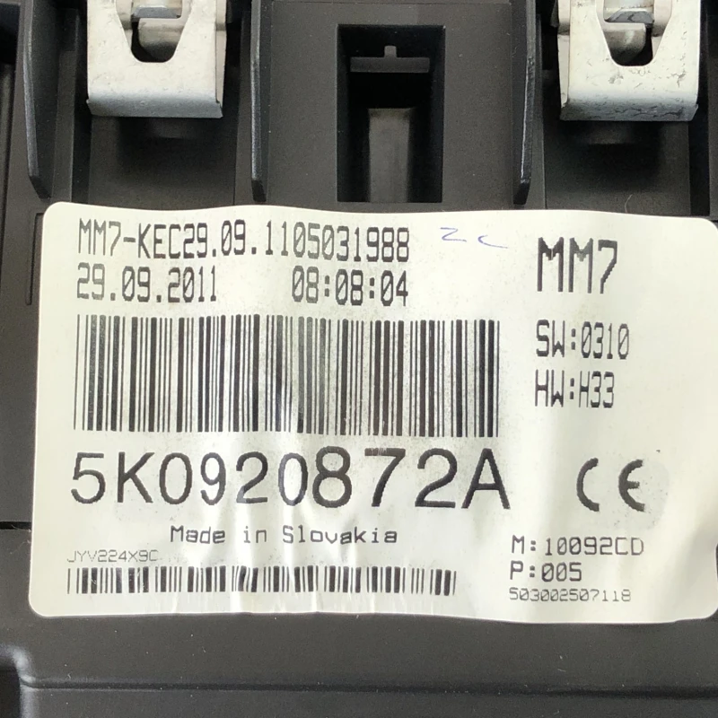 Ceas bord / Volkswagen Golf MK6 2012 / Audio si electronice