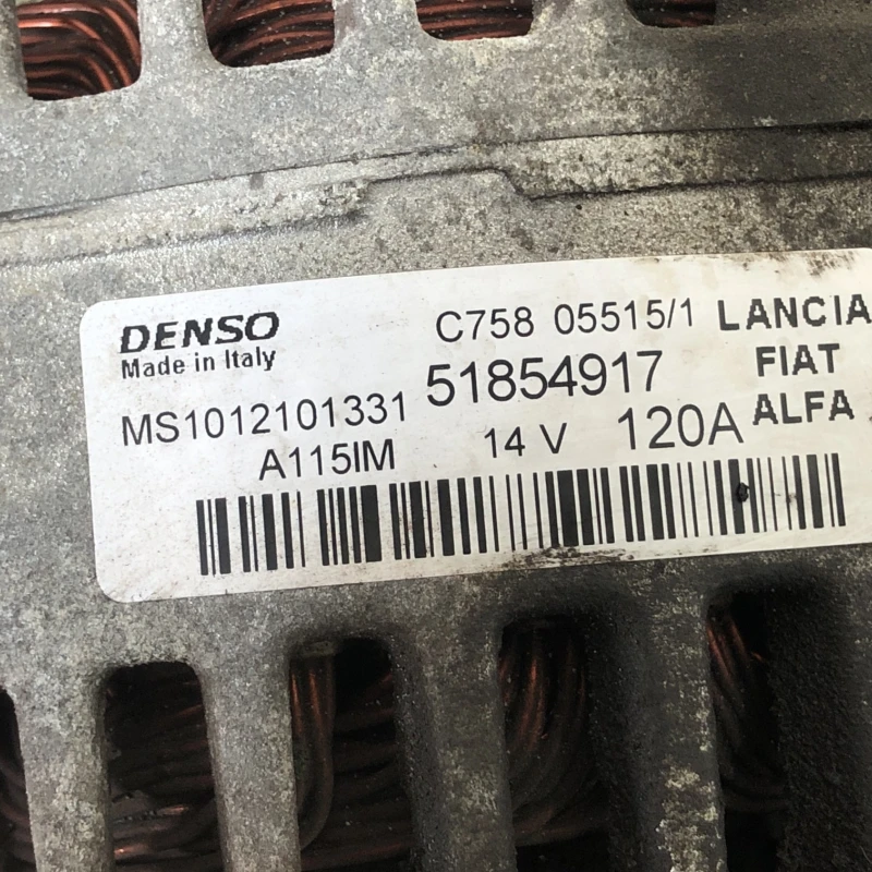 Alternator / Fiat 500 Abarth 2009 / Motor, racire si evacuare
