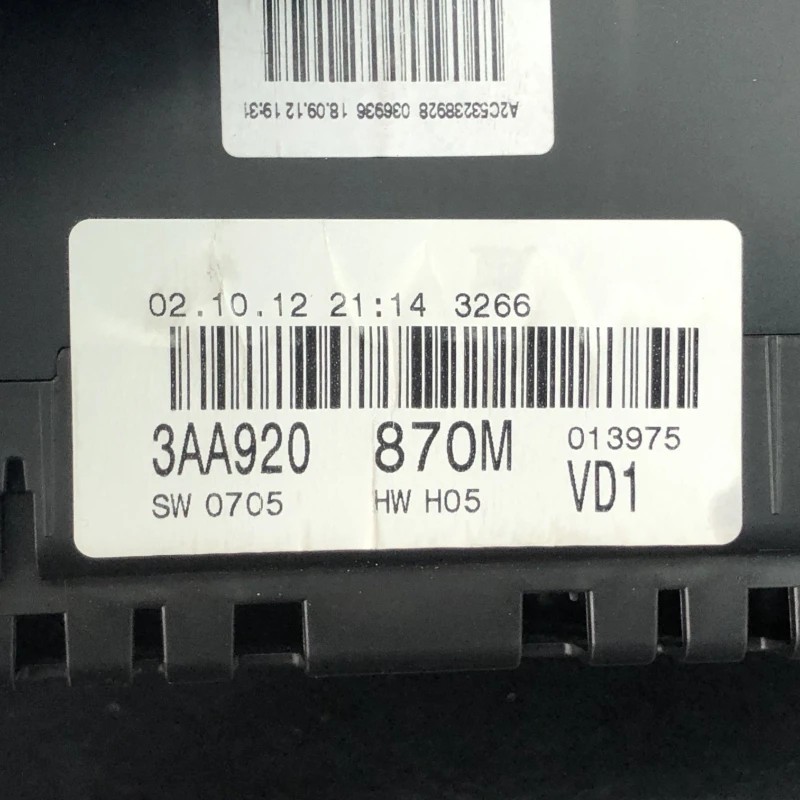 Ceas bord / Volkswagen Passat B7 Alltrack 2013 / Audio si electronice