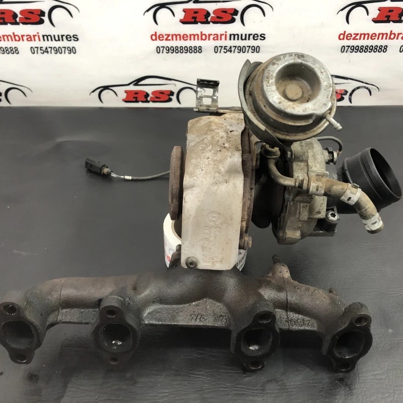 Turbosuflanta turbo turbina / Volkswagen Passat B6 2008 / Motor, racire si evacuare