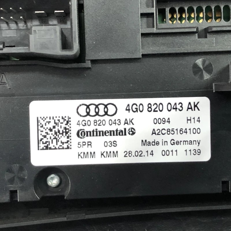 Panou climatronic / Audi A6 C7 2016 / Climatizare