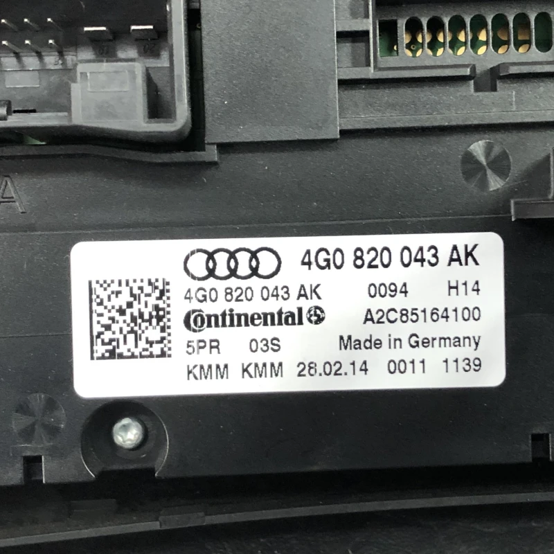 Panou climatronic / Audi A6 C7 2016 / Climatizare