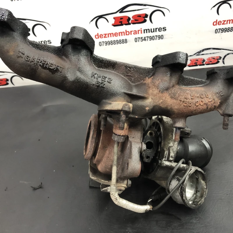 Turbosuflanta turbo turbina / Volkswagen Touran 1T 2008 / Motor, racire si evacuare
