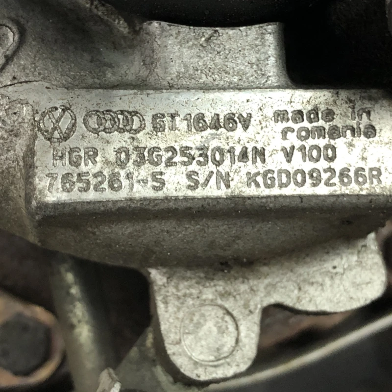 Turbosuflanta turbo turbina / Volkswagen Touran 1T 2008 / Motor, racire si evacuare