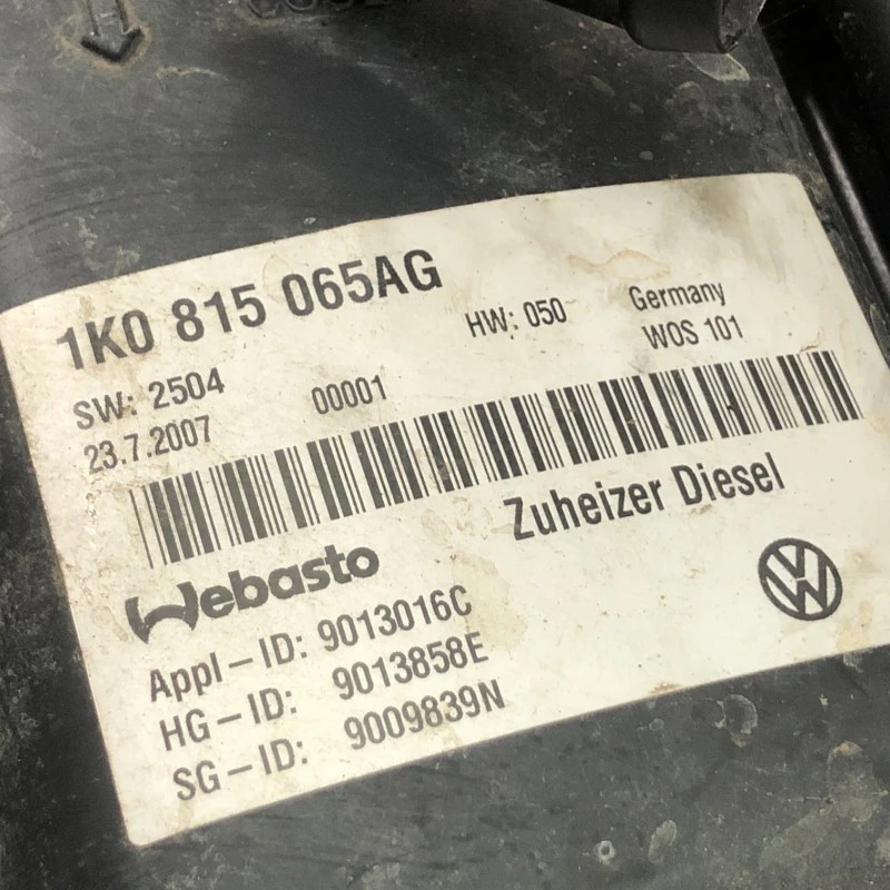 Webasto / Volkswagen Touran 1T 2008 / Climatizare