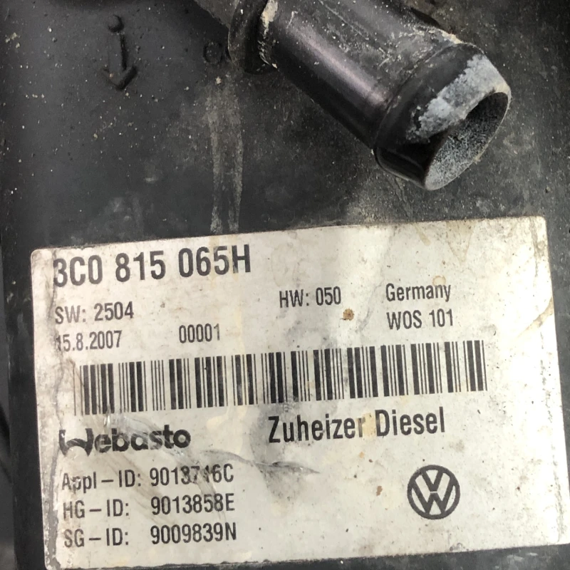 Webasto / Volkswagen Passat B6 2008 / Climatizare
