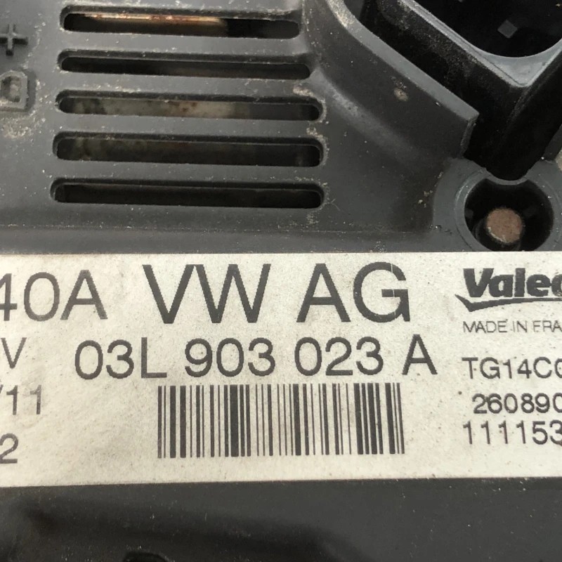 Alternator / Volkswagen Golf MK6 2012 / Motor, racire si evacuare