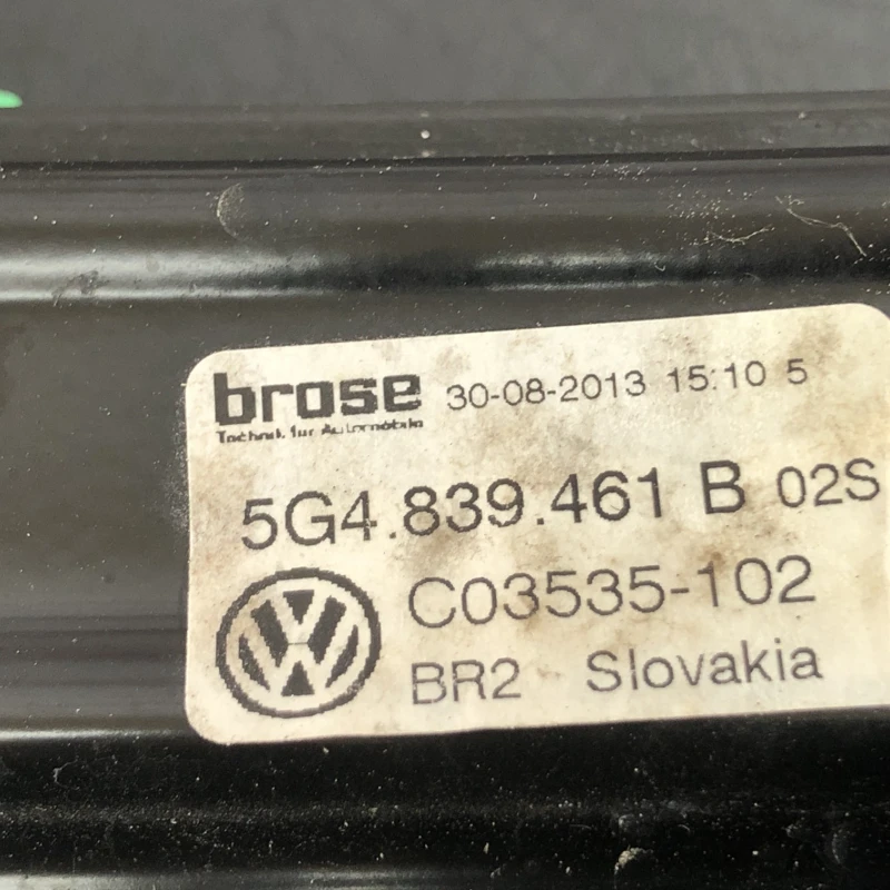 Macara geam stanga spate / Volkswagen Golf MK7 2014 / Caroserie, oglinzi si faruri