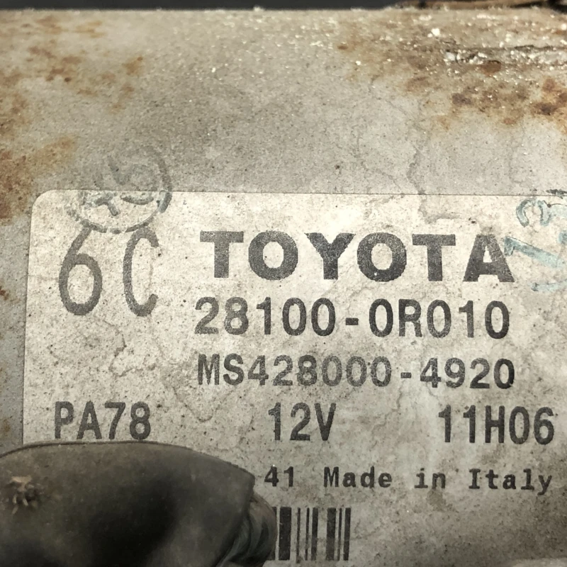 Electromotor demaror / Toyota Rav4 XA30 2007 / Motor, racire si evacuare