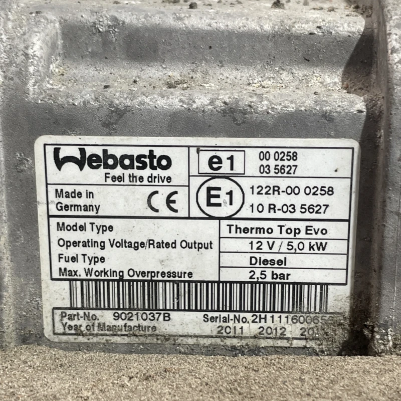 Webasto / Volkswagen Passat B7 2012 / Climatizare