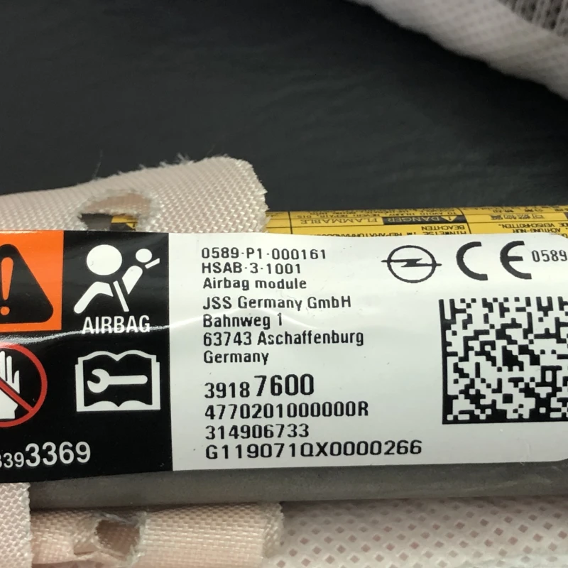 Airbag cortina dreapta / Opel Astra K 2019 / Interior