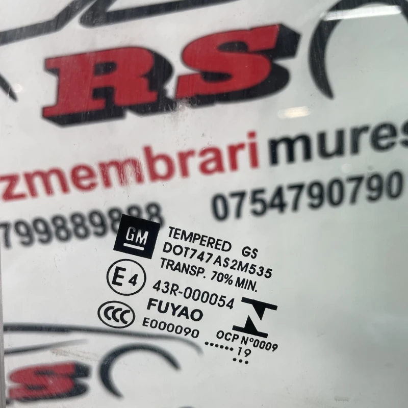 Geam dreapta spate / Opel Astra K 2019 / Caroserie, oglinzi si faruri