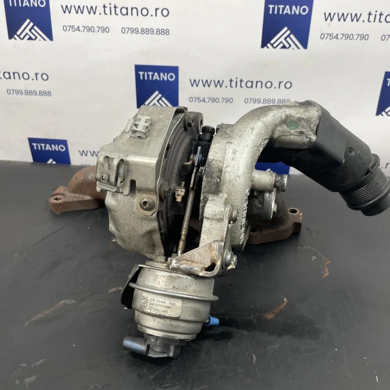 Turbosuflanta turbo turbina / Volkswagen Passat B7 Alltrack 2013 / Motor, racire si evacuare
