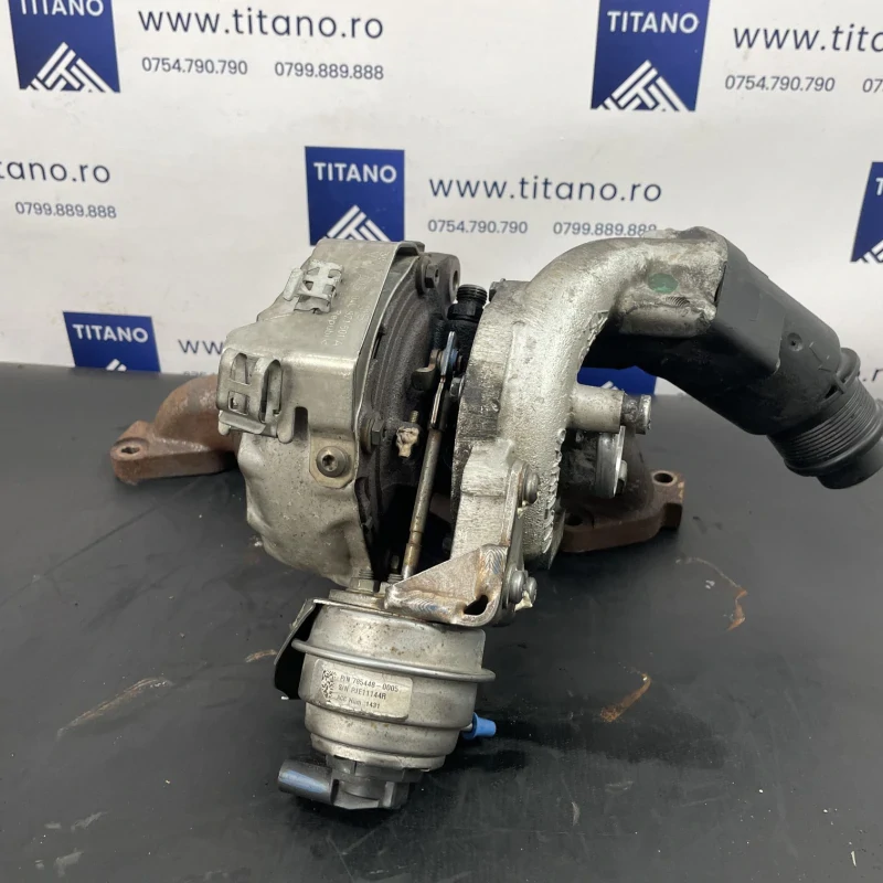 Turbosuflanta turbo turbina / Volkswagen Passat B7 Alltrack 2013 / Motor, racire si evacuare