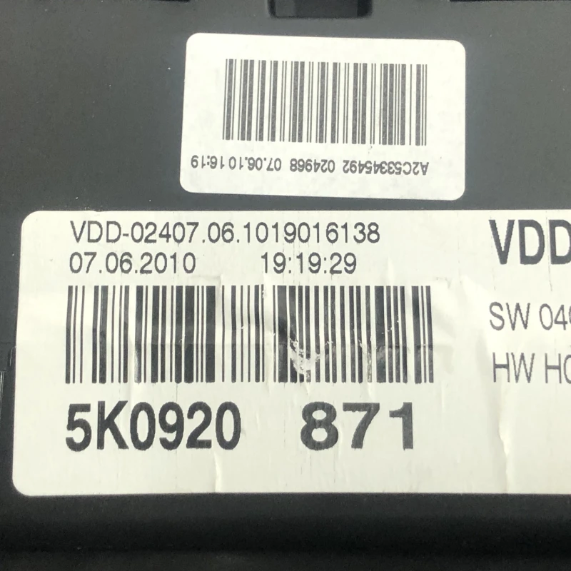 Ceas bord / Volkswagen Golf MK6 2011 / Audio si electronice
