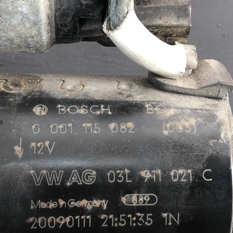 Electromotor demaror / Audi A4 B8 2009 / Motor, racire si evacuare