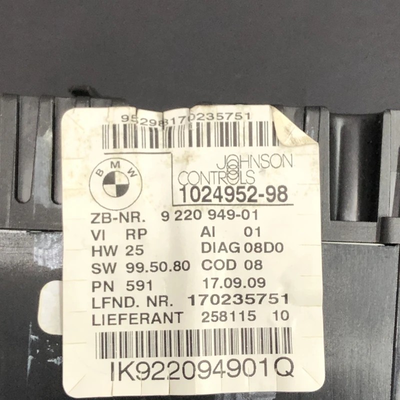 Ceas bord / BMW Seria 1 E81 2009 / Audio si electronice