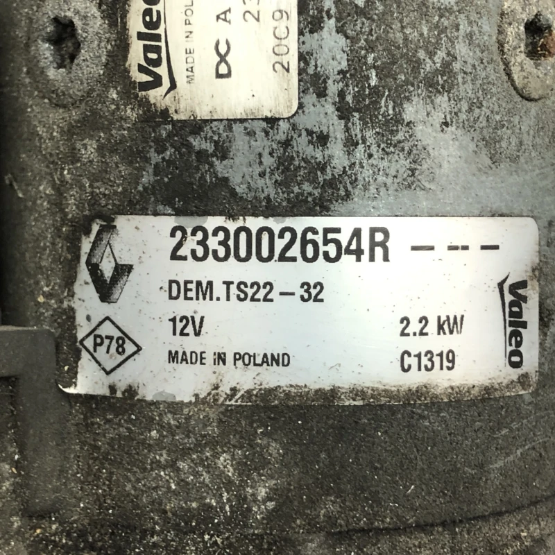 Electromotor demaror / Nissan Primastar Primastar 2015 / Motor, racire si evacuare