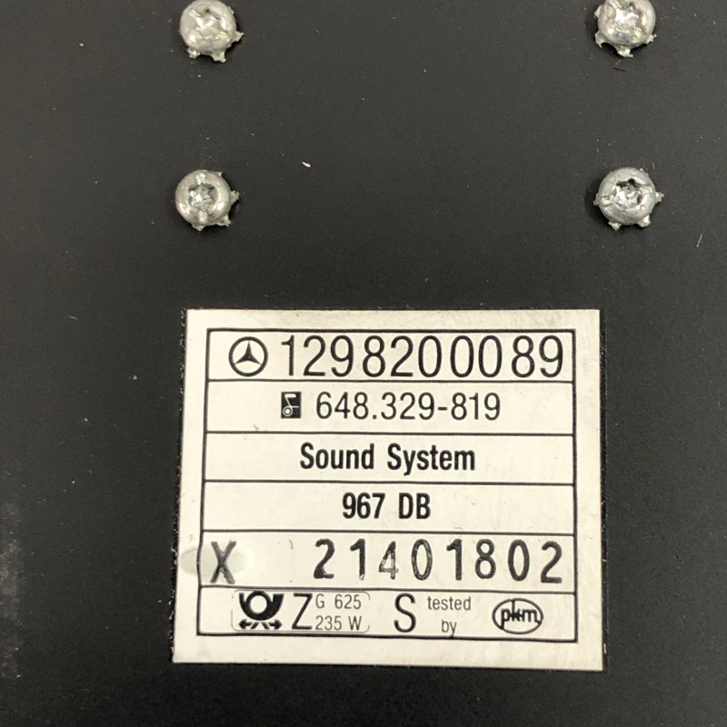 Amplificator audio / Mercedes-Benz SL R129 1990 / Audio si electronice