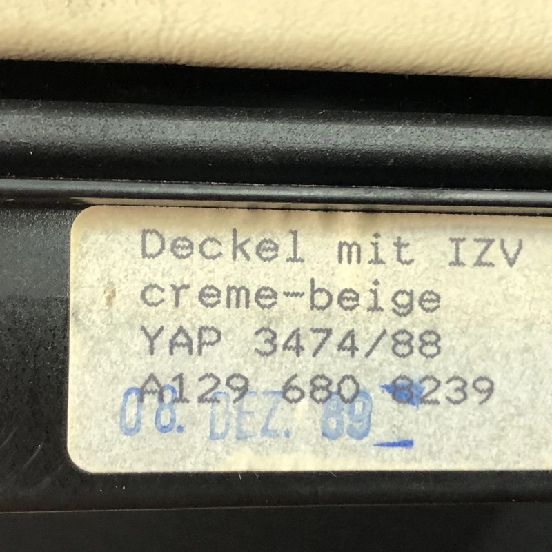 Cotiera centrala / Mercedes-Benz SL R129 1990 / Interior